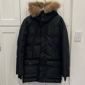 Mackage Bryan Down Filled Men’s Black Parka Size 38